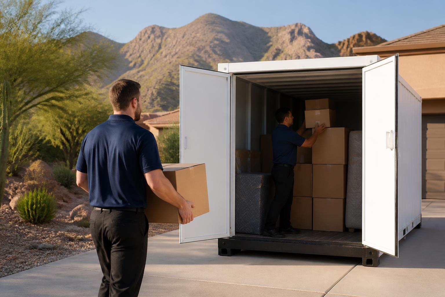 PODS Loading and Unloading in Tucson, Arizona